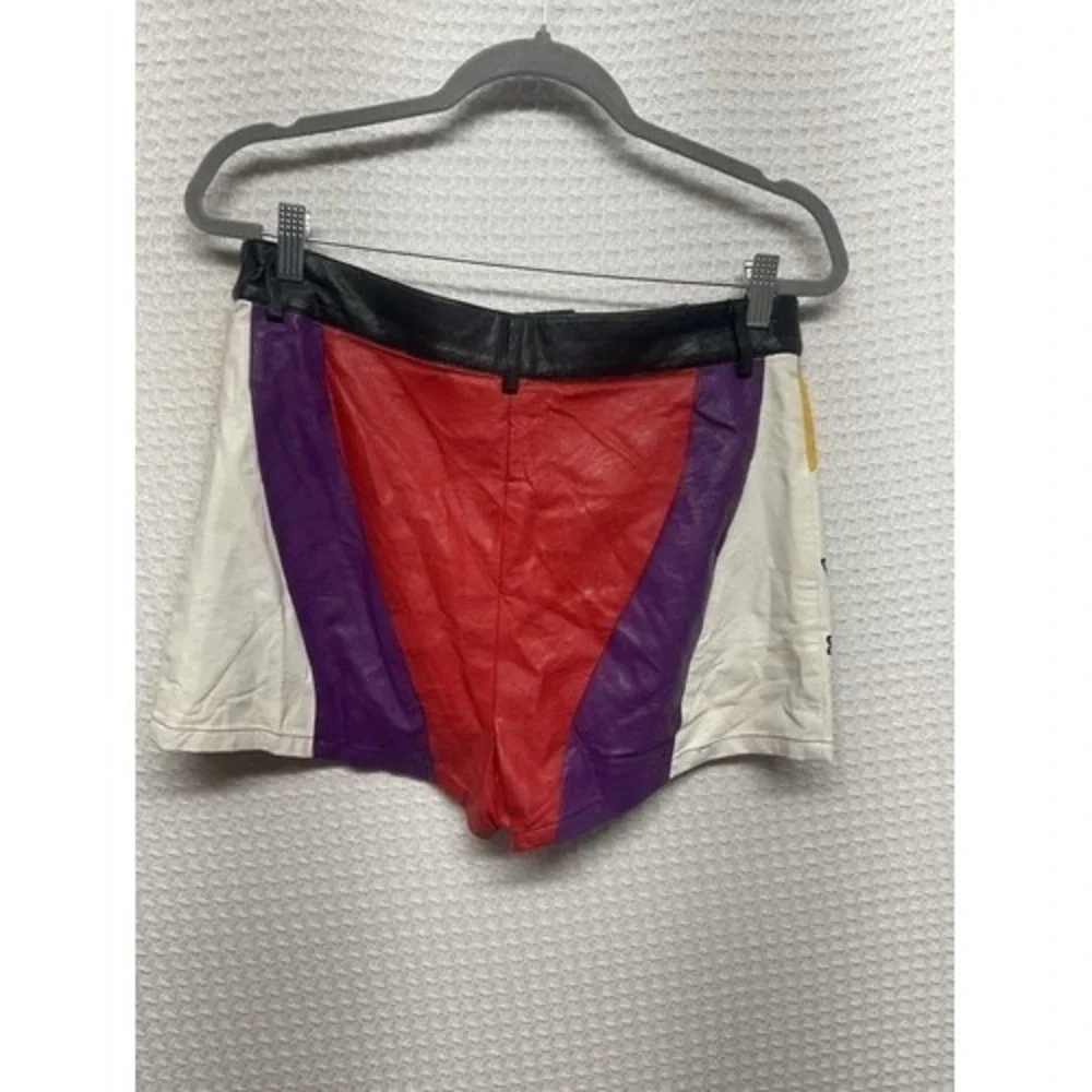 Forever 21 Honda Racing Moto Sport Faux Leather Hot Shorts Women L China Viscose
